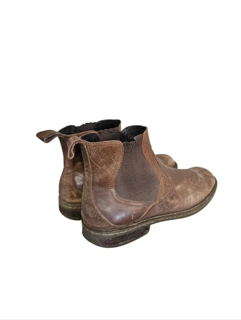 Born Hemlock Men's Size 13 Brown Leather Chelsea Boots Comfort Pull On